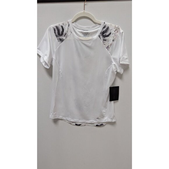 SUGOI White Monstera Floral Active T-Shirt - Picture 1 of 2